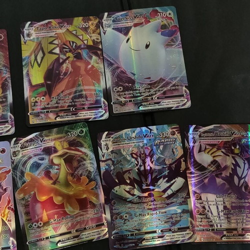 Pokemon Flash V and V-Max card collection, set of 60