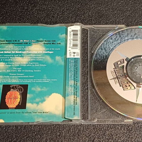 Clawfinger Tomorrow CD single used, metal