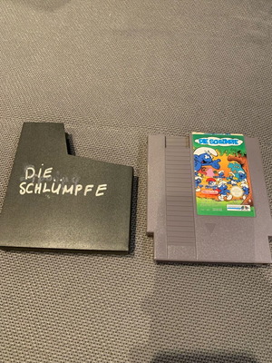 Nintendo NES The Smurfs used with case