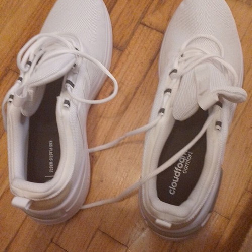 Adidas shoes size 48-49 like new, white