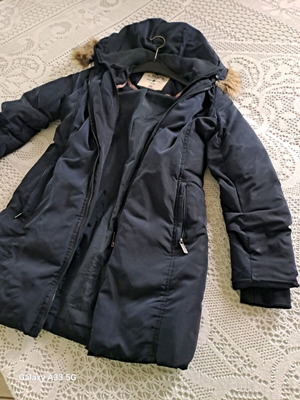 Παλτό γυναικείο σαν καινούργιο, μπλε σκούρο, μέγεθος Μ