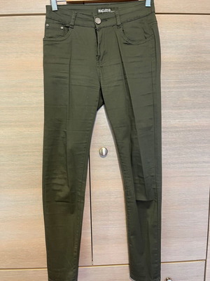 Long pants green size small like new