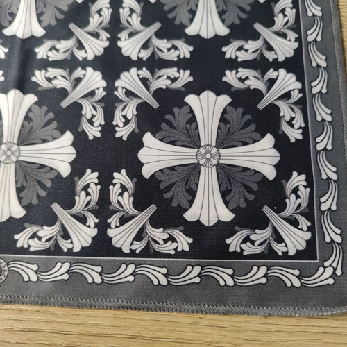 Chrome Hearts μαντήλι τσέπης μεταχειρισμένο, μικρό 29.5x29.5 εκ.