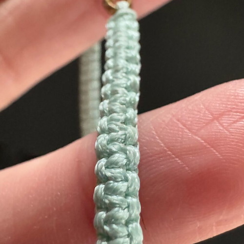 Adjustable bracelet with eye and strass new