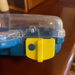 Plastic storage box suitcase used