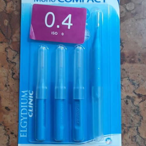 Elgydium Clinic Mono Compact 0.4 mm Interdental Brushes 4 pcs new