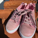 Laura Ashley girls canvas sneakers like new, size 32, pink