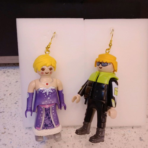 Playmobil Earrings the Neraida & Glyfadiotis!!