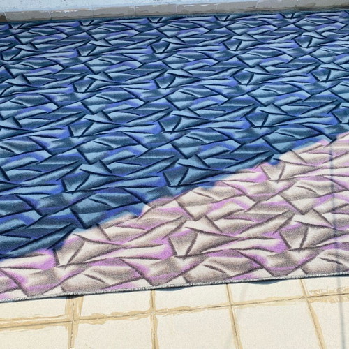 Unused anti-slip carpet rug, 3x2 meters