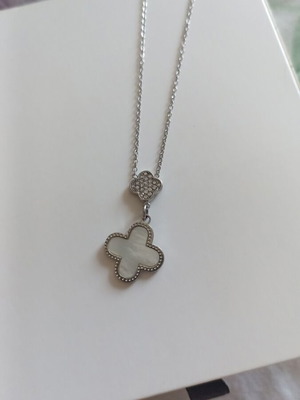 Women's Cross Necklace new, stainless steel, silver color