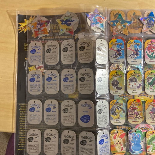 Pokemon collectible tags used, part 1, rare