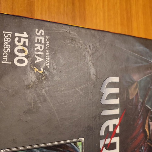The Witcher Puzzle collectible 1500 pieces like new, series 2