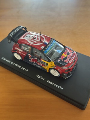 Citroen C3 WRC 2019 Ogier 1:43 κλίμακα σαν καινούργιο με βάση