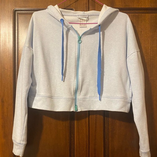 Adidas sports jacket turquoise like new, size S