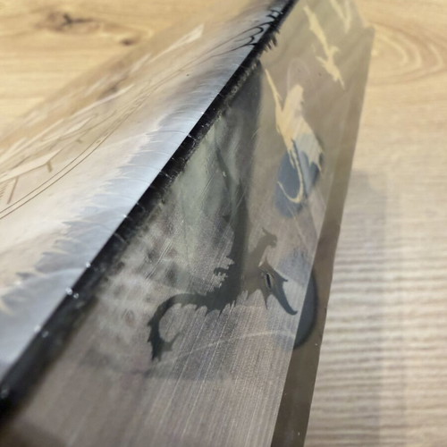 Storm Onyx hard cover book by Rebecca Yarros, side painted