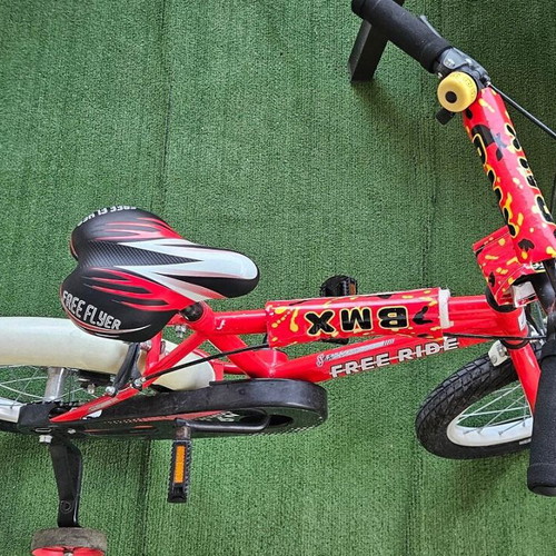 Free Ride BMX 16'' kids bike, red and white