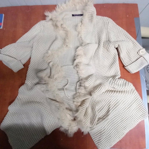 Cardigan used beige, size L