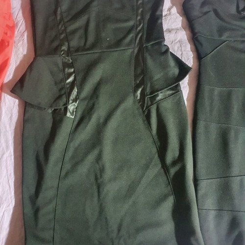 Dresses used, two size L, black