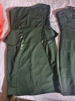 Dresses used, two size L, black