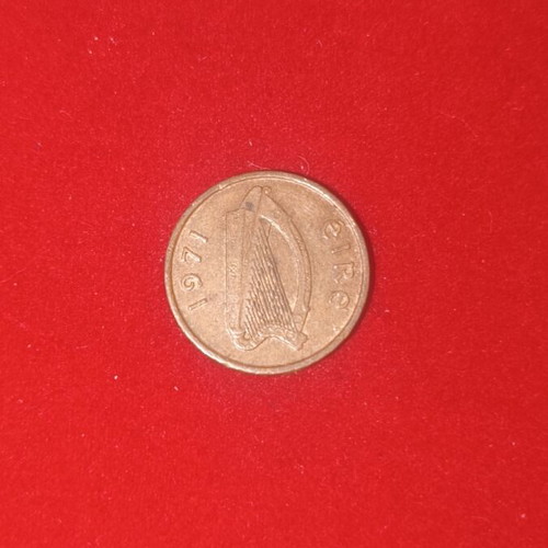 Half Penny Coin of Ireland used