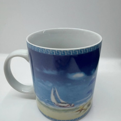 Thassos mug used, souvenir