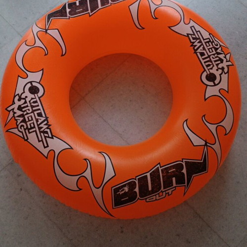 Collectible large Burn Out swim ring used