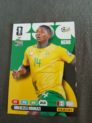 Panini FIFA 365 Mbekezeli Mbokazi #435 ποδοσφαιρικό αυτοκόλλητο
