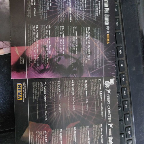 Top d.j's DVD and CD new, pack of 8 missing number 6