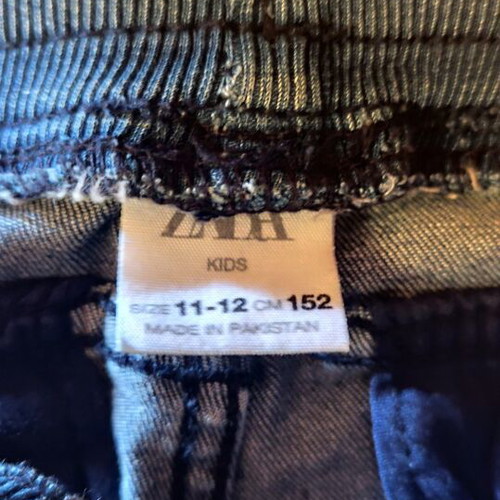 Zara Kids Jogger Denim Pants size 152 cm like new, blue