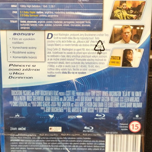 Deja Vu Blu-Ray new with Greek subtitles