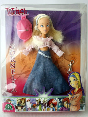 Disney W.I.T.C.H. Cornelia doll and keychain new