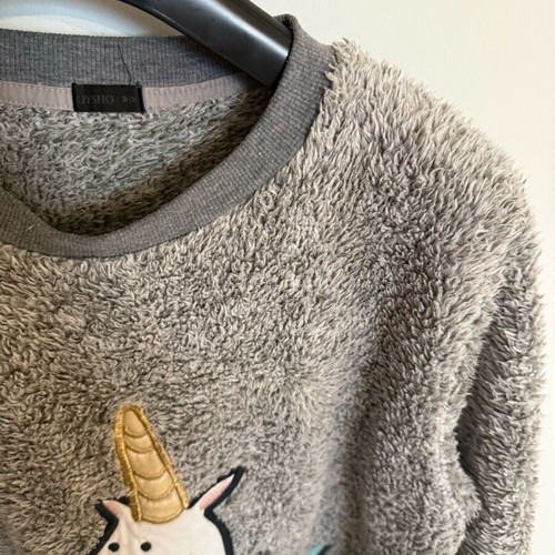 Oysho shirt like new, gray, size M
