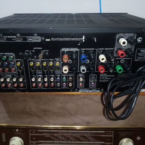 Onkyo TX-SR605 amplifier used, 90 watt