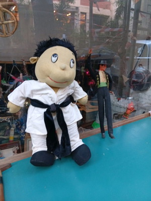 El Greco Karate Plush Doll used from 1980s