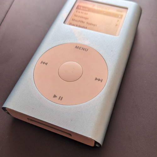 Apple iPod mini 4GB used, blue