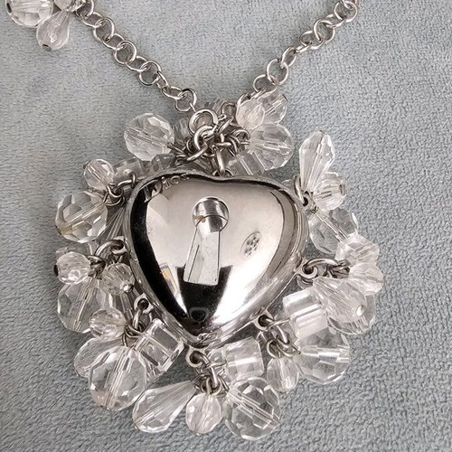 Christian Dior Pretty Charms heart necklace like new