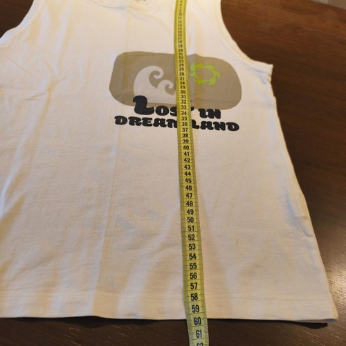 Zara sleeveless children's shirt 11-12 years 152cm like new, white cotton