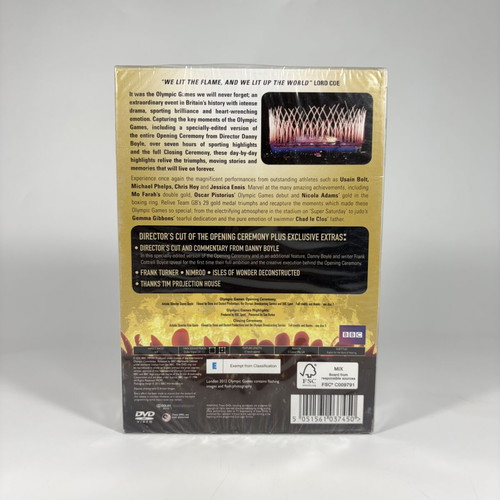 BBC London 2012 Olympic Games DVD new, English subtitles