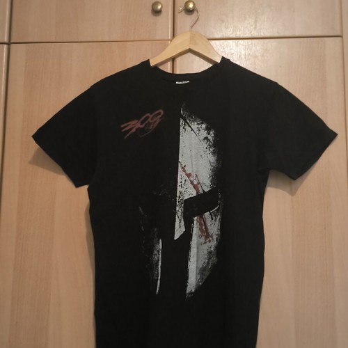 Spartan men's t-shirt size M, like new, black cotton