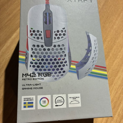 XTRFY M42 RGB Retro Gaming Wired Mouse new