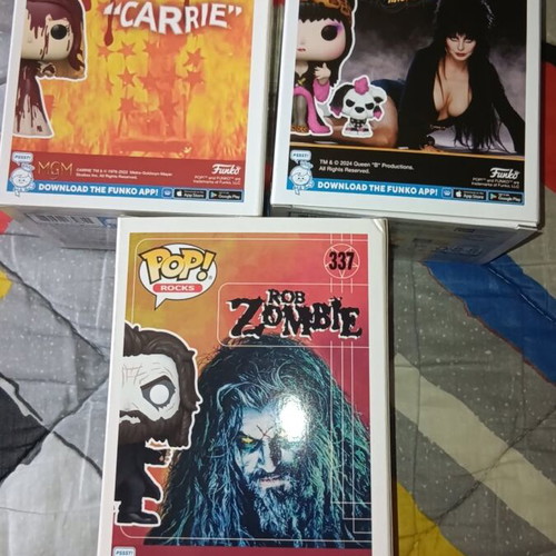 Funko Pop bundle of 3 sealed figures like new
