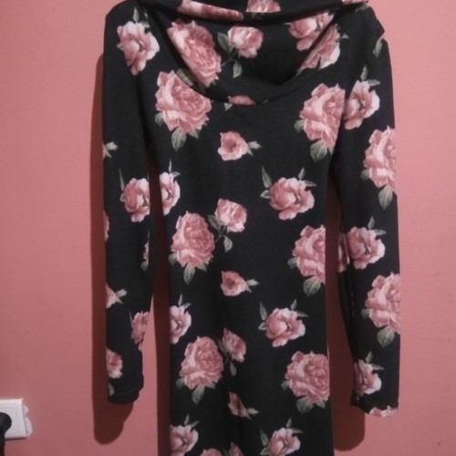 Floral black blouse small like new