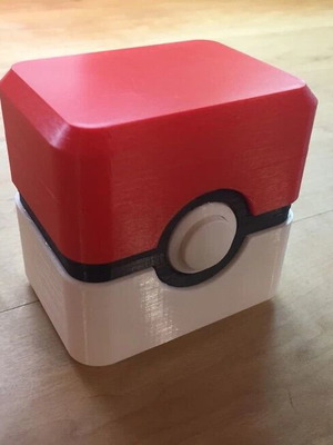 3D Printed Pokéball Game Case Greatball for Nintendo 3DS New
