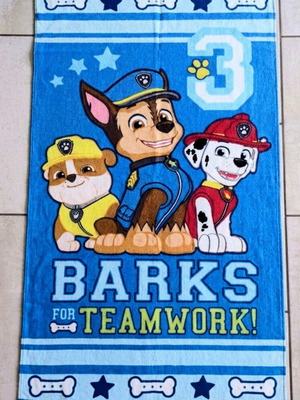 Paw Patrol children's towel 125x70 cm
