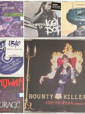 CD singles new, pack of 6