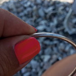 Silver Hoop Earrings 925, large diameter