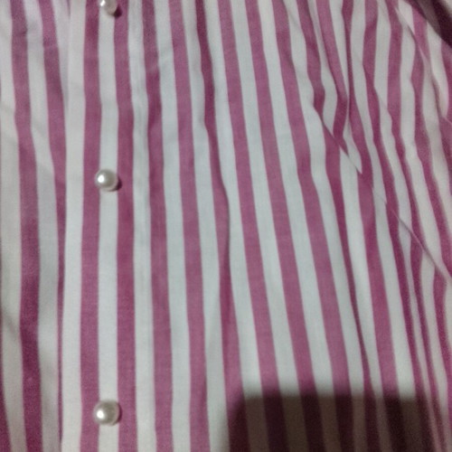 Striped shirt new, pearl buttons, Italian fabric, sizes XL and XXL