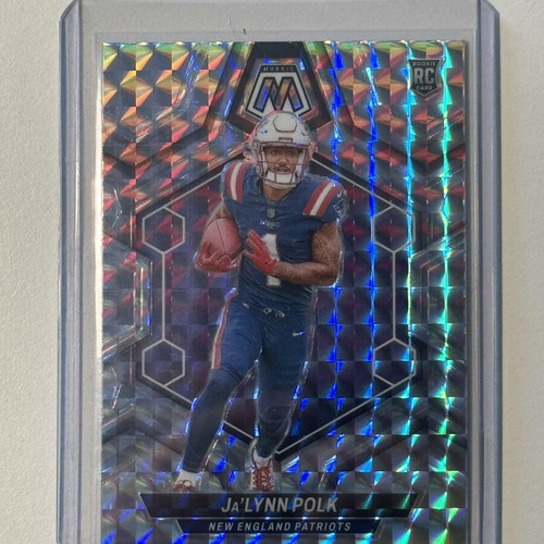 2024 Panini Mosaic Rookie Prizm Ja'Lynn Polk New England Patriots card new