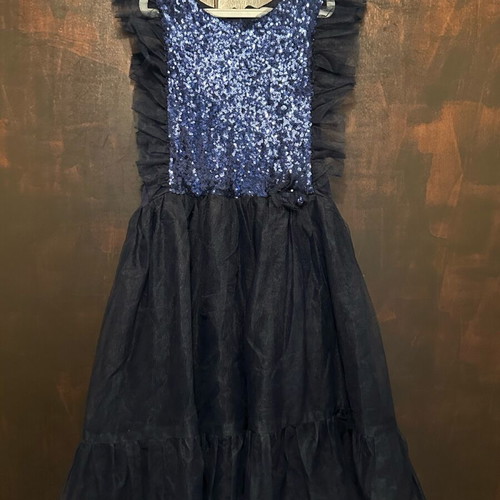 Marasil formal dress blue with sequins size 140 like new