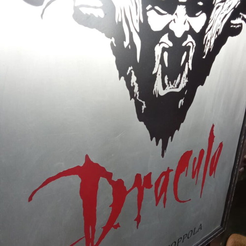 Stencil Art Bram Stoker's Dracula Frame like new, metal sheet